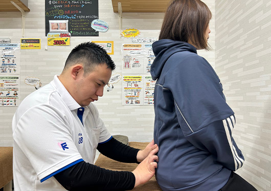 ぎっくり腰背骨・骨格調整