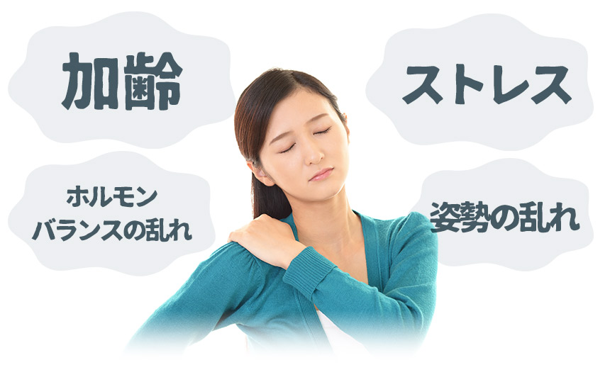 四十肩、五十肩はどうしてなるの?